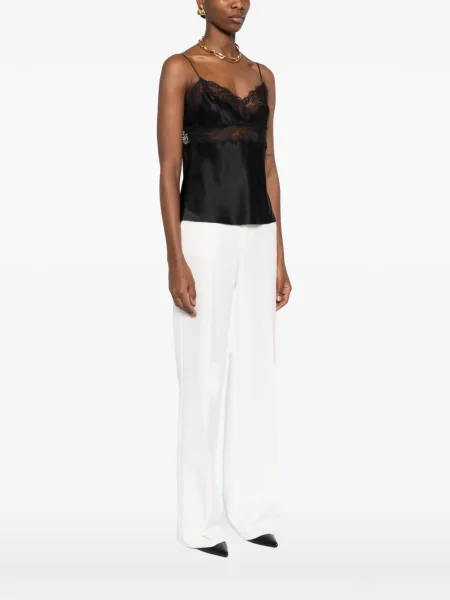 Bluzka Nili Lotan koronkowa czarna