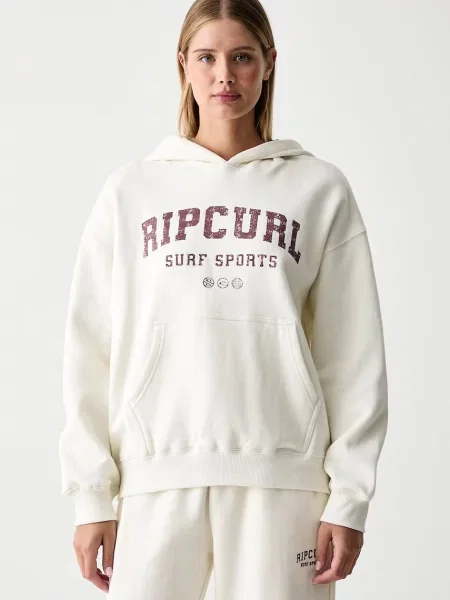 Rip Curl hanorac cu glugă pentru femei din VARSITY SPORTS bej