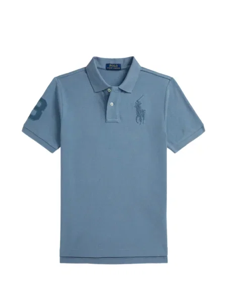 Koszulka polo dziecięca Polo Ralph Lauren niebieska