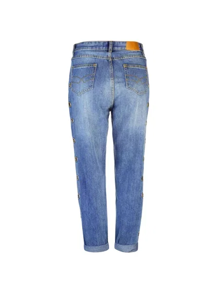 Mom jeans Golddigga niebieskie