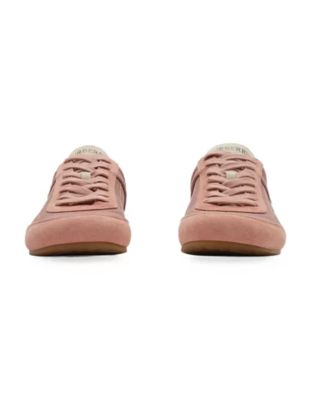 Sneakersy Burberry skórzane różowe