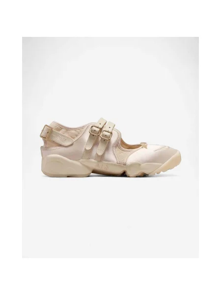 Pantofi Nike cu perle cu cataramă cu bretele alb