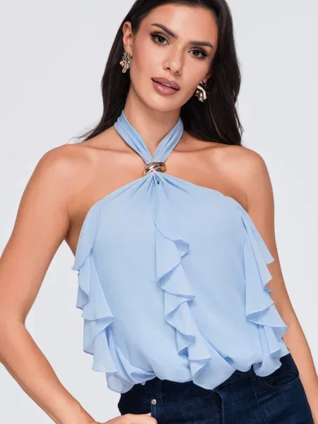 Bluză Ombre alb