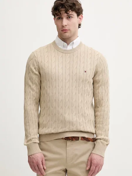 Tommy Hilfiger πουλόβερ Ανδρικό μπεζ