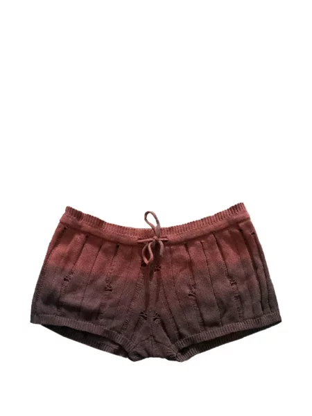 Pantaloni scurți Leslie Amon zdrențuiți maro