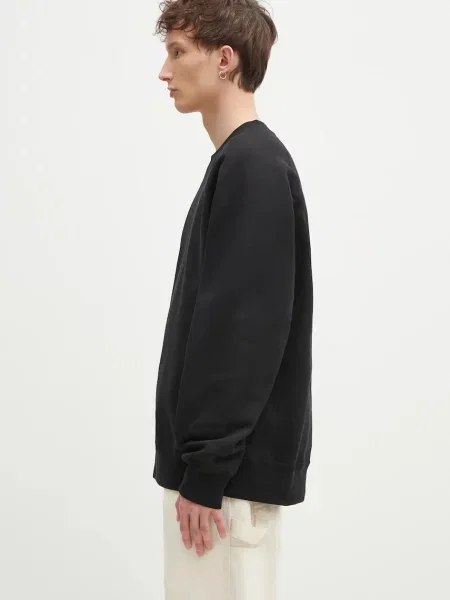 Μπλούζα Wood Wood Hester sweatshirt μαύρο