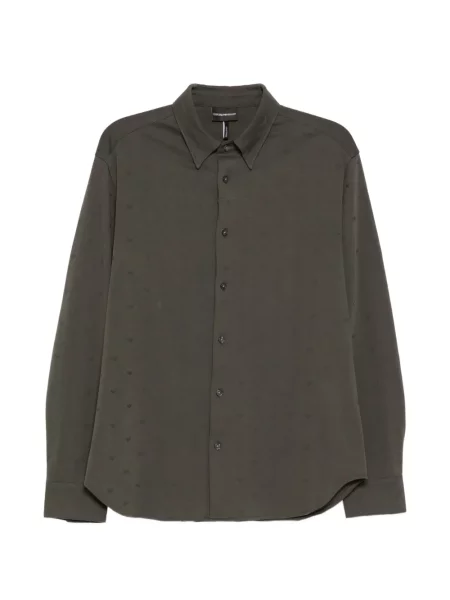 Cămașă Emporio Armani verde