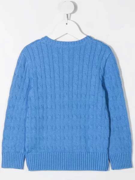 Sweter dziecięcy Polo Ralph Lauren niebieski