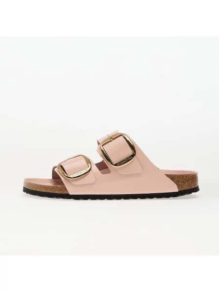 Sneakers Birkenstock Arizona Big Buckle Natural Leather Patent High-Shine Light Rose EUR 40 roz