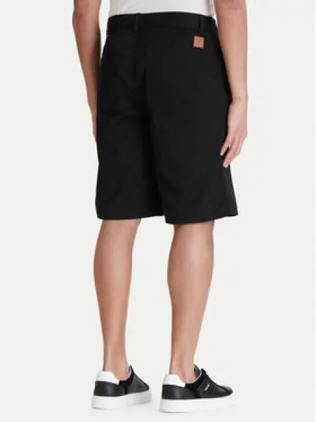 Calvin Klein Jeans Szövet rövidnadrág Baggy Fit fekete