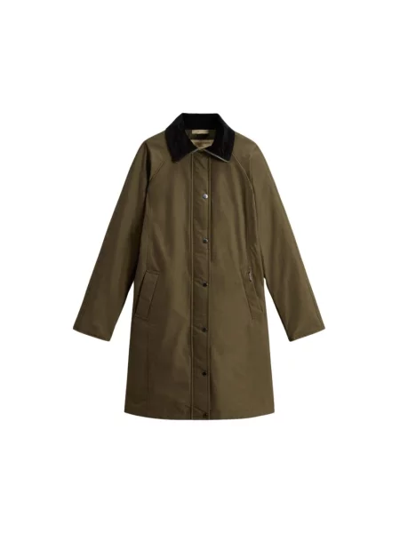 Płaszcz przeciwdeszczowy Woolrich zielony