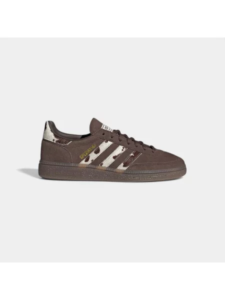 Pruhované tenisky Adidas Spezial hnědé