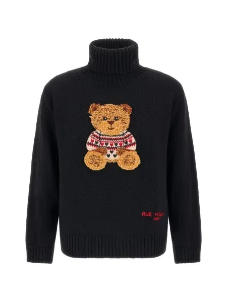 Pulover Rue Madam Paris negru