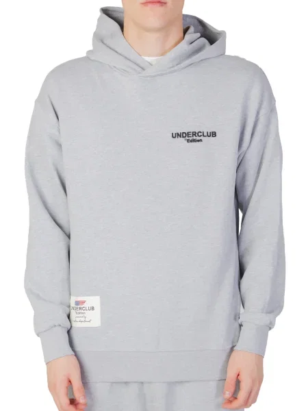 Mikina s kapucí Underclub s kapucí šedá