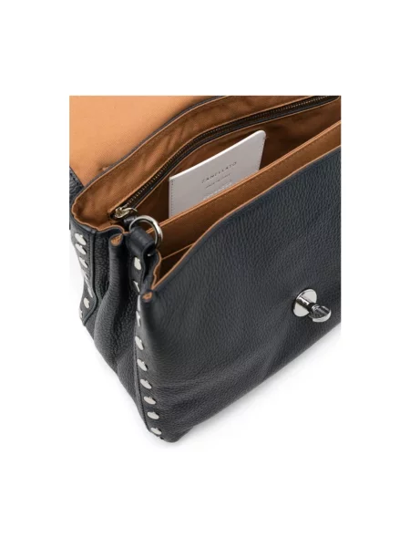 Torebka Zanellato koronkowa niebieska