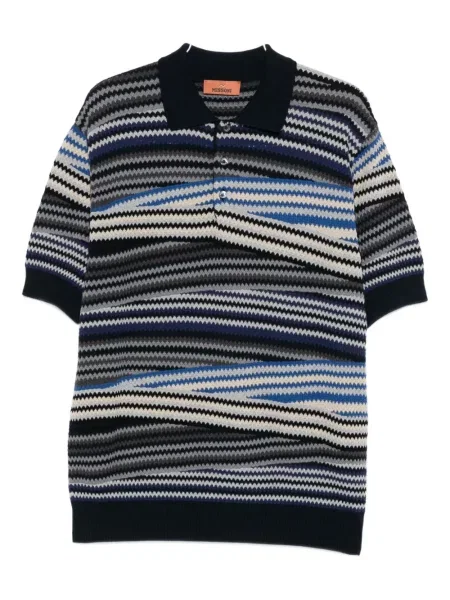 Polo Missoni cu dungi negru