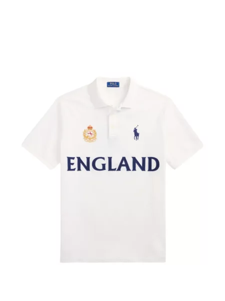 Πλεκτό polo Polo Ralph Lauren με σχέδιο με λαιμόκοψη v πράσινο
