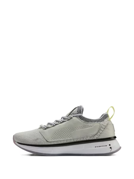 Sneakerși Puma cu șireturi din dantelă gri