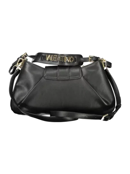 Lniana torebka crossbody Valentino Bags czarna