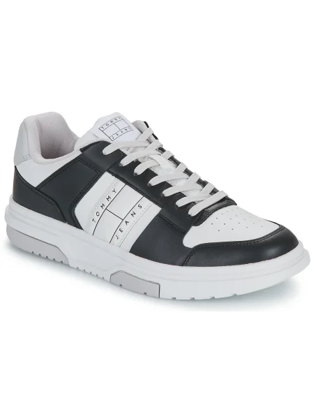 Sneakerși Tommy Jeans din piele