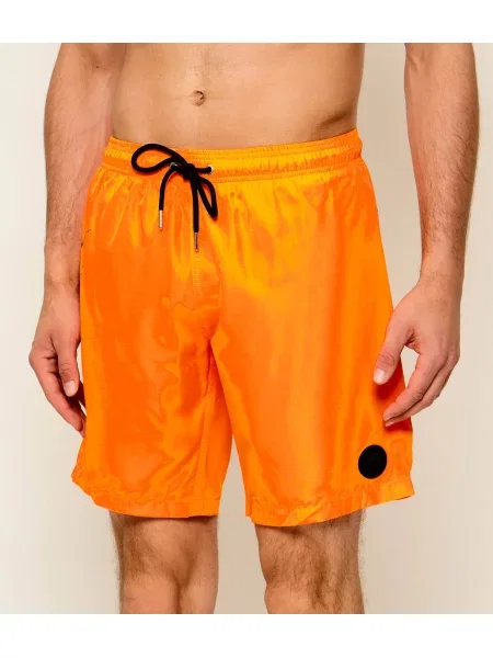 Pantaloni scurți de sport Plein Sport portocaliu