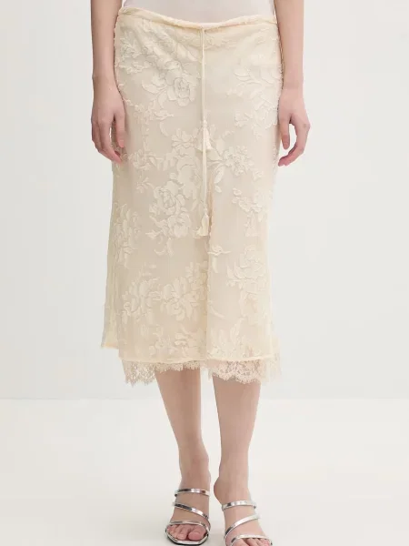 ERMANNO Firenze spódnica beżowa