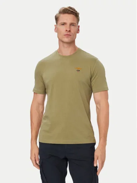 Футболка Aeronautica Militare зеленая