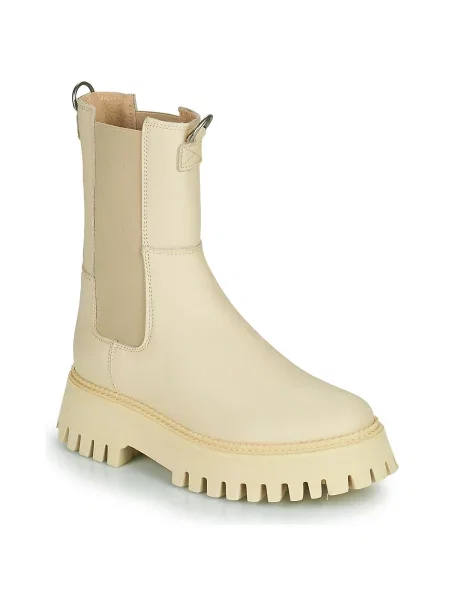 Kotníkové boty Bronx béžové
