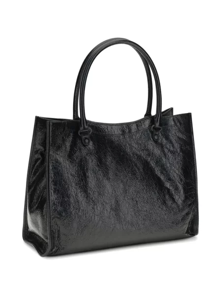 Bőr kézitáska Balenciaga kék
