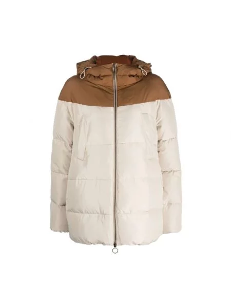 Kurtka z kapturem Eleventy z kapturem beżowa