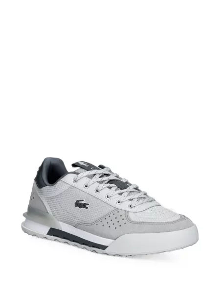 Sneakerși Lacoste cu autograf gri