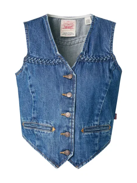 LEVI'S ® Vestă de costum denim albastru