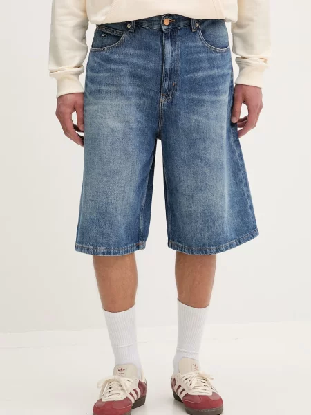 Tommy Jeans šortky džínové modré