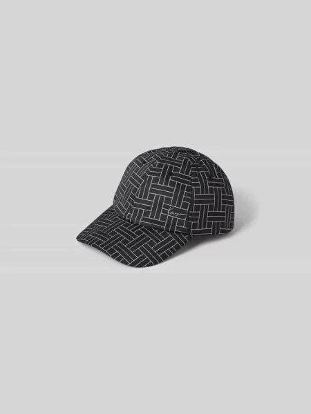 Czapka z daszkiem z nadrukiem z logo Kenzo czarna