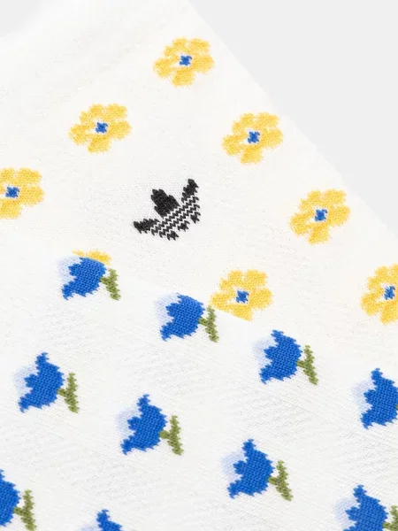 ADIDAS ORIGINALS Ponožky Adidas Originals x Liberty London modrá / žltá / zelená biela