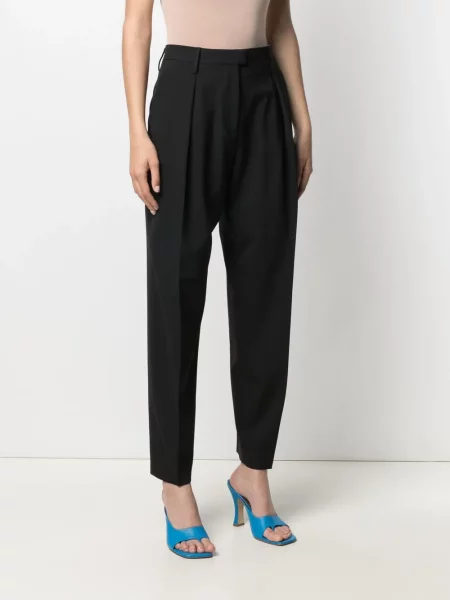 Pantaloni Off-white business alb