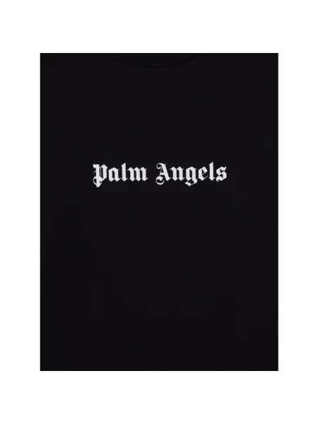 Koszulka Palm Angels z nadrukiem klasyczna czarna