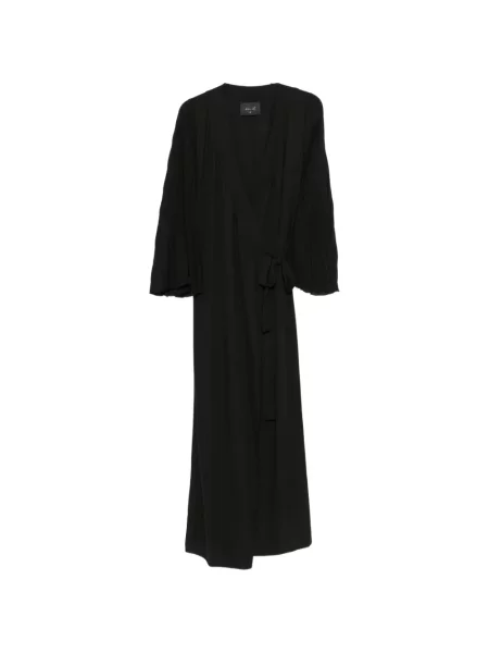 Rochie maxi Philia Loft cu decolteu în V negru