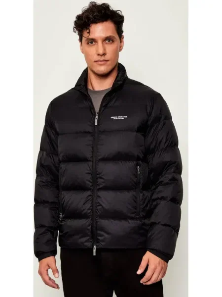 Armani Exchange De puf geacă negru