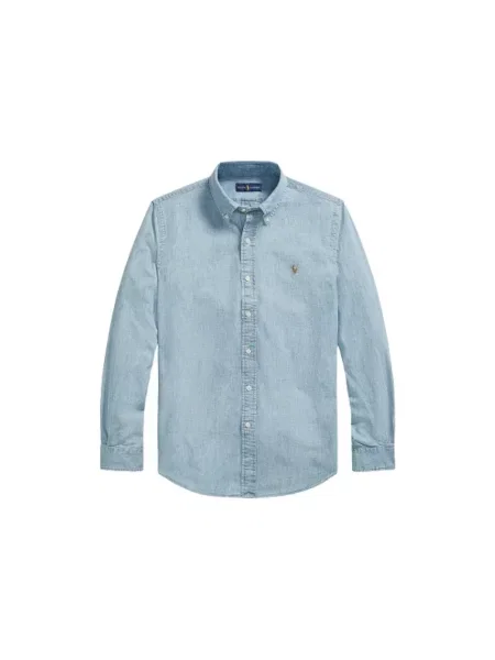Polo Ralph Lauren Koszula jeansowa Custom Fit niebieski