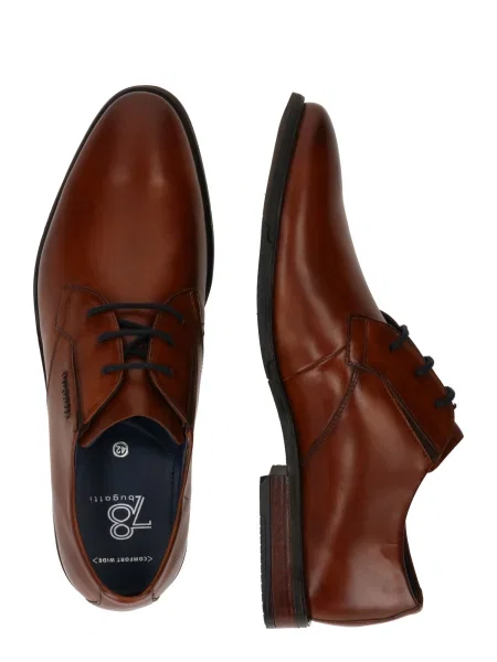 Bugatti Čevlji na vezalke Gapo konjak