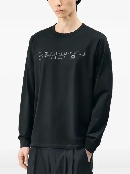 Tricou C.p. Company din jerseu cu decolteu rotund cu autograf negru