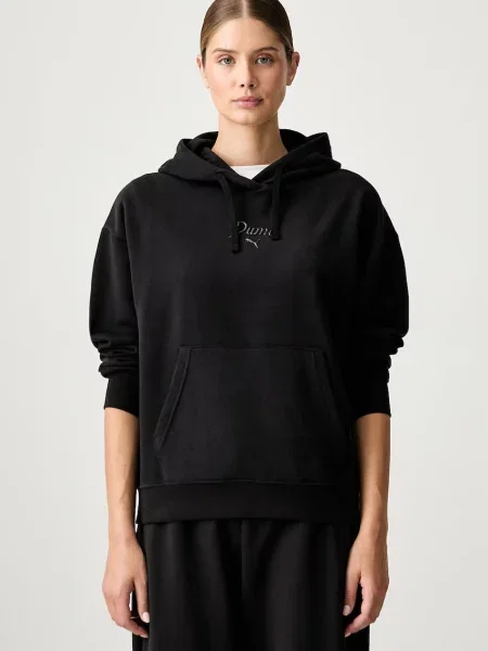 Puma hanorac cu glugă pentru femei cu Essentials negru