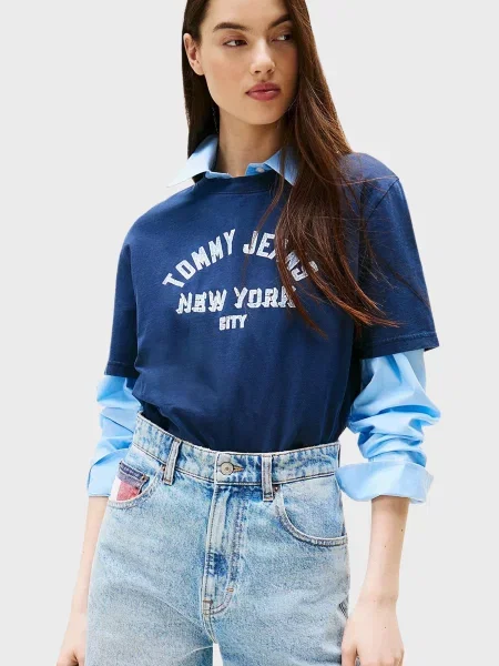 Футболка Tommy Jeans синяя