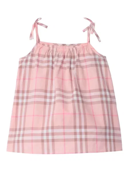 Sukienka dziecięca Burberry różowa