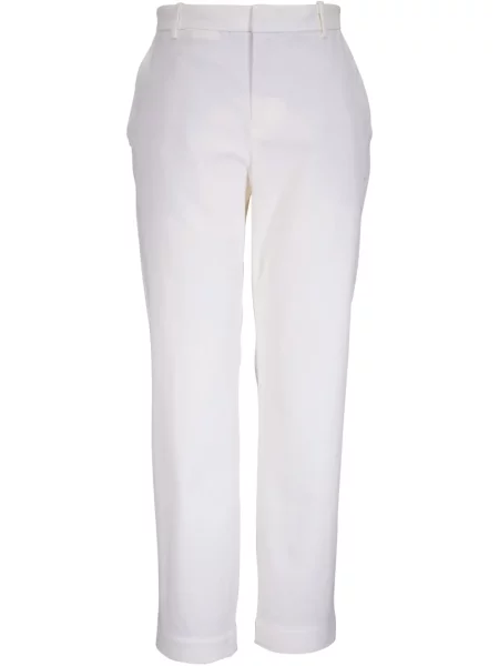 Pantaloni Vince stretch alb