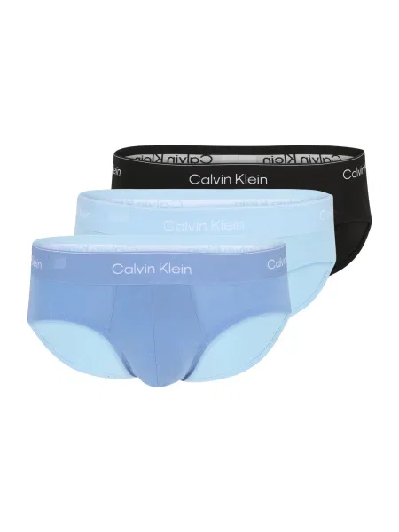 Calvin Klein Underwear Boksarice modra / svetlo modra / črna / off-bela bela