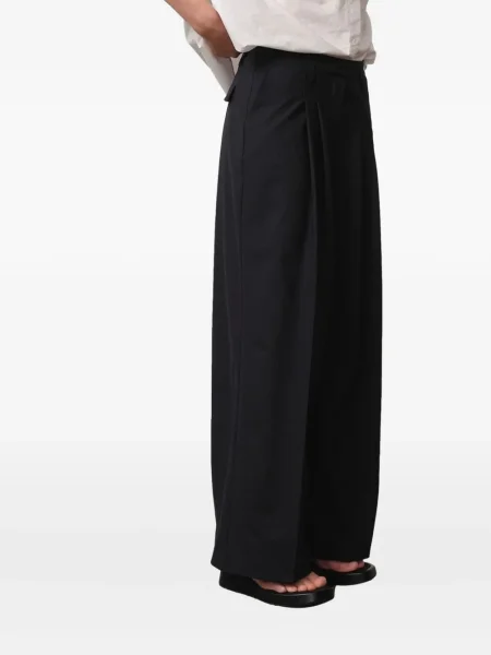 Pantaloni Herskind cu dungi plisate albastru