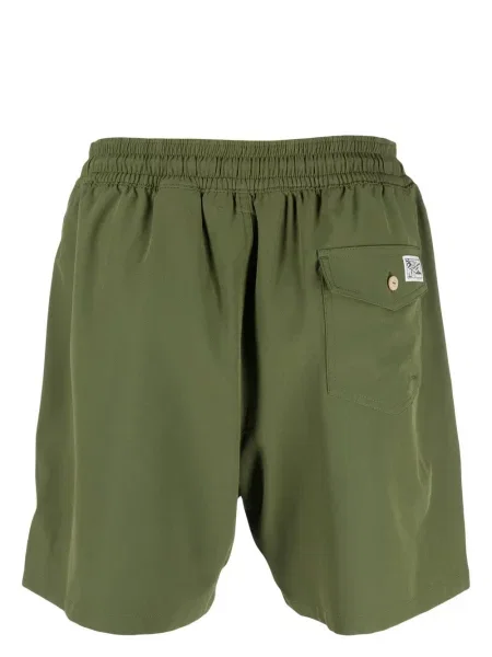Majica Polo Ralph Lauren s vezom karirana zelena