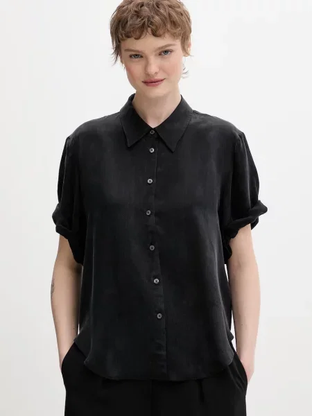 HUGO srajca Enchanted črna